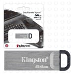 Kingston Kyson Pen Drive Flash USB 3.2 Datatraveler 200MB/S 32GB 64GB 128GB