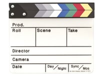 Cambo Filmklapper med fargeskala inkl. penn