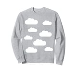 Clouds In The Sky Retro Vintage Aesthetic Sweatshirt