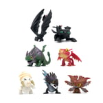 7Pcs How to Train Your Dragon Toothless Light Fury Stormfly Figure Toy Doll Gift