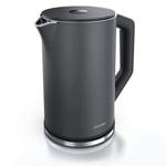 Arendo - Electric Kettle 1.5 L Cordless - Energy Saving due to Temperature