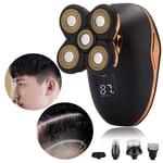 5 In 1 Electric Waterproof Hair Clipper Nose Hair Trimmer Face Cleans SG5