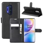 Oneplus 8 Pro      Pu Wallet Case    [Black]