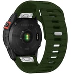 YASPARK Feinx 8 51mm/Fenix 7X Bracelet, 26mm Dégagement Rapide Sport Silicone Bracelet pour Fenix 6X Pro/Fenix 6X/Fenix 5X Plus/Fenix 5X/Fenix 3/Fenix 3 HR/Fenix 3 Sapphire/Fenix 7X Sapphire Solar