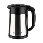 Vektra VEK-1506 Vacuum Insulated Enviromentally Eco Friendly Easy Pour Cordless Kettle, 1.5 Litre, Stainless Steel