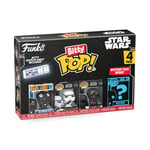 Funko Bitty Pop! Star Wars - Darth Vader™, TIE Fighter Pilot™, Stormtrooper™ et Une Mini-Figurine Mystère en Surprise - 2.2 Cm - Dark Vador Collectionnable - Étagère Empilable Incluse