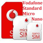 Vodafone Pay As You Go Sim Card  Nano Micro Standard Trio Size GET 20GB NET