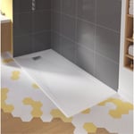 Kinedo - Receveur antidérapant 100 x 90 Kinesurf biotec blanc