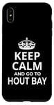 Coque pour iPhone XS Max Hout Bay Souvenirs / Inscription « Keep Calm And Go To Hout Bay ! »
