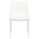 Drfeify Chaises de jardin lot de 2 blanc 50x46x80 cm polypropylène 106976