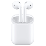 Apple AirPods 2nd gen. 2019 trådløse øreplugger med Lightning-ladeetui hvit