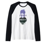 Beetlejuice I Myself Am Strange And Unusual Lydia Quote Raglan Baseball Tee