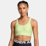 Brassière de sport Under Armour Infinity 2.0 High pour femme Retro Vert / Blanc XS D-DD