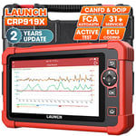 LAUNCH X431 CRP919X Scanner OBD2, Bi-directionnel, Outil de Diagnostic de Tous Les systèmes avec Mise à Jour Gratuite Pendant 2 Ans, 31+ Services, Codage ECU, FCA Autoauth, Can FD/DoIP