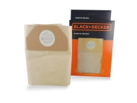 Black & Decker vacuum cleaner bag, paper 20L for Wet & Dry vacuum cleaners, 5 pcs. (41829)
