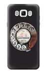 Retro Rotary Phone Dial On Case Cover For Samsung Galaxy J7 (2016)