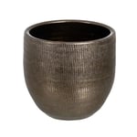 BigBuy Garden Pot métallique céramique 30 x 30 x 27 cm