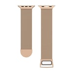 FVKOOG Bracelet de rechange en métal et acier inoxydable rose doré - Compatible avec Apple Watch Band - 38 mm, 40 mm, 41 mm - Bracelet en maille magnétique - Taille S