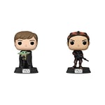 Funko 58290 POP Star Wars: Mandalorian- Luke w/Child & 54526 POP Star Wars: Mandalorian- Fennec Shand