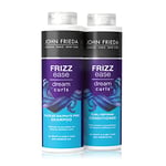 John Frieda Frizz Ease Dream Curls Shampoo & Conditioner Duo Pack 2 x 500ml, Haircare Bundle for Curly, Wavy Hair, Anti-Frizz Haircare Set for Curls