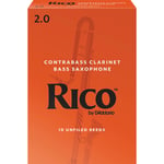 D'Addario RFA1020 Klarinett Flis 10 Pack Rico Contra Bass Clarinet/Bass Sax 2.0