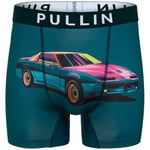 Boxers Pullin  Boxer Long Homme Microfibre K2000 Bleu