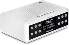 Transita 115 Dab Radio-Reveil(Dab+,Fm,Fonction Snooze,Reveil,Mise En Veille) Blanc