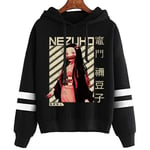 (Green01-XL）Anime Demon Slayer Kamado Tanjirou Kamado Nezuko Painetut hupparit