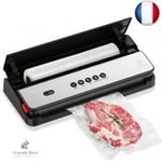 Bonsenkitchen Machine Sous Vide Alimentaire, Cutter Intégré et Rouleaux de Sacs