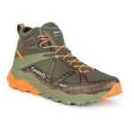 AKU FLYROCK Mid GTX Chaussures pour Homme, Vert Militaire, Pointure 42, Vert Militaire Orange, 42 EU