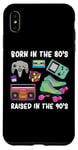 Coque pour iPhone XS Max Born The 80's Raised In The 90's Hip Hop Themed Party