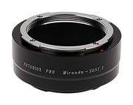 Fotodiox Pro Lens Mount Adapter Compatible with Miranda (Mir) Lenses on Sony E-Mount Cameras