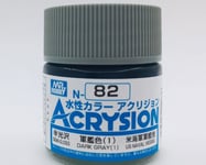 Mr.Hobby Acrysion Dark Gray - Semi-Gloss (10ml) N082 Modeling