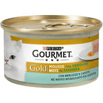 Purina Gourmet Gold Mousse cabillaud/Carottes GR. 85