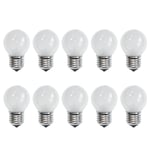 10 X Ampoule Goutte 60W E27 Mat 60 Watt Boules Intensité Variable