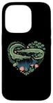 iPhone 14 Pro Cute Alligator Heart Crocodile Gator for Kids Case