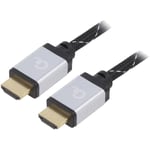 Adnauto - Cable hdmi 2.0 male des deux cotes 2m noir