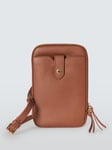 John Lewis Leather Zip Around Phone Cross Body Bag