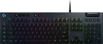 Logitech Gaming G815 - tastatur - Russisk - svart Inn-enhet