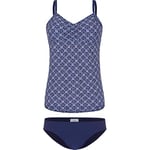 Firefly Femme Angela Femme Tankini, Marine, FR : L (Taille Fabricant 40C) EU