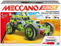 MECCANO - MA Voiture A Retro Friction Junior - 3 Modèles De Véhicules A Retrofriction A Construire - Jeu de Construction avec 2 Outils - 6055133 - Jouet Enfant 5 Ans et +