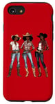 Coque pour iPhone SE (2020) / 7 / 8 Rodéo noir afro-américain cowgirl western country texas