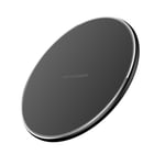 Wireless Fast Charger Charging Pad Mat 10w Metal For Iphone & Sa K