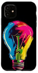 Coque pour iPhone 11 Ampoule multicolore pour garçons et filles