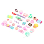 30pcs Mixed Food Resin Flatback Kawaii Cabochon Candy Kitchen To 0 1