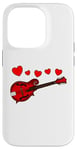 Coque pour iPhone 14 Pro Mandoline Saint Valentin Musicien