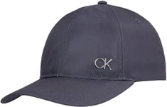 Calvin Klein Men Ck Saffiano Metal Bb Cap Cap, Blue, One Size