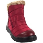 Chaussures Vicmart  618 bottine femme bordeaux