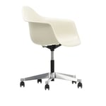 Eames Plastic Armchair PACC - 11 Pebble - Castors Hard