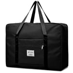 palamea easyJet Sac de voyage pliable 40 x 25 x 20 cm 45 x 36 x 20 cm Sac de voyage léger pour voyage, sport, gym, vacances, weekend, sac à main, Noir (55 x 40 x 20), 1Pack